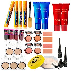 Kit para Revenda de Maquiagem 05 - 23 Itens