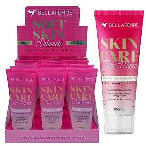 Bella Femme - Sabonete Demaquilante Pós Maquiagem Skin CareSS80012 - Display C/ 12 Unid