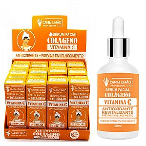 Capim Limão - Sérum Vitamina C + Colágeno - 12 Unidades