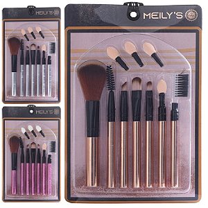 Meily´s - Kit de Pinceis 7 Pinceis + 3 refis MKP163 - 12 Kit