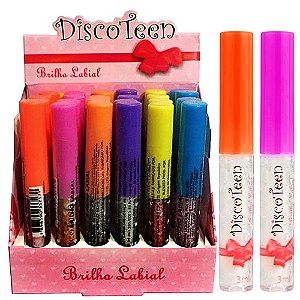 Discoteen - Brilho Labial Aroma de Frutas - 24 Unidades