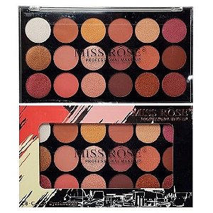 Miss Rose - Paleta de Sombras 18 Cores 7001-084M3