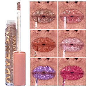 Adversa - Oh My Gloss Vegano  - 06 Unid  ( Val 08/24 )