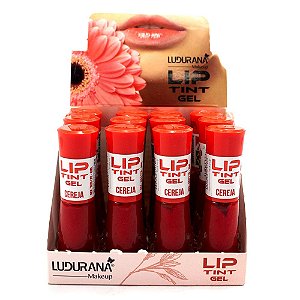 Ludurana - Lip Tint Gel  B00179 Morango - 12 Unid