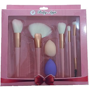 RUBY ANJO - Kit De 5 Pinceis - RA075 A