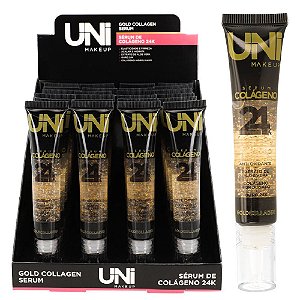 Uni Makeup - Serum Colageno Gold 24k - 24 unid