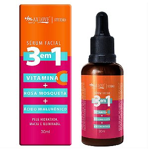 Max Love - Serum Facial 3 em 1