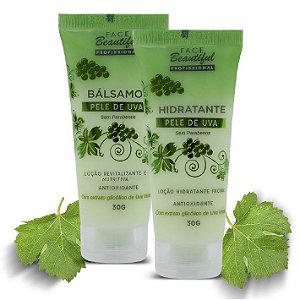 Face Beautiful - Balsamo Hidratante Facial Pele de Uva Loção FB224 - Kit C/20 ( Val 02/24 )