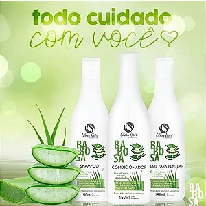 Gloss Hair - Kit De Cabelo 3 em 1 Babosa