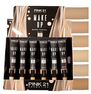 Pink 21 - Base Facial Ultra HD  CS2142 - 24 Unid + Prov