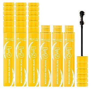 Max Love - Mascara para Cilios 6 em 1 N°50 - 18 Unids