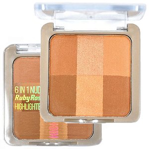 RUBY ROSE - ILUMINADOR HIGHLIGHT SKIN 6 EM1 HB7214 Cor 03