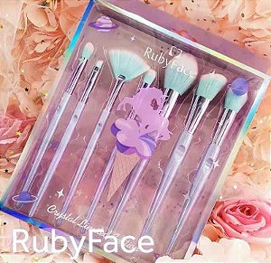 RubyFace - Kit de Pincel Cristal Limited Edition - RYJ07