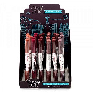 City Girls - Batom Duo Matte Fabulous CG209 - 24 Unids