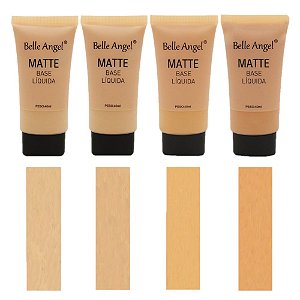 Bella angel - Base Liquida Matte Cores Clara T048 - 4 Unids