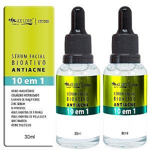 Max Love - Serum Antiacne Bioativo 10 em 1 - 24 Unid