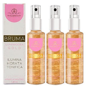 PhalleBeauty - Bruma Iluminadora Gold PH0024 - 12 Unids