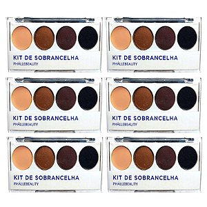 PhalleBeauty - Kit de Sobrancelha PH0322 - 6 Unids