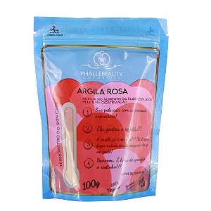 PhalleBeauty - Argila Rosa em Pó Elasticidade da Pele PH0538