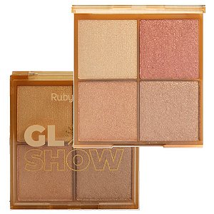 Ruby Rose - Paleta Iluminador Glow Shoiw Cor 2 - HB7523