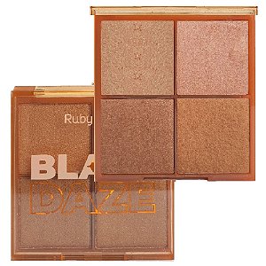 Ruby Rose - Paleta Iluminador Blaze Daze Cor 3 - HB7523