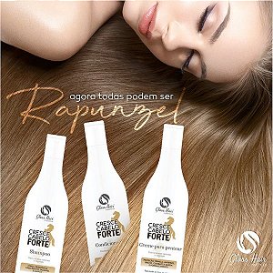 Gloss Hair - Kit De Cabelo 3 em 1 Cabelo Forte