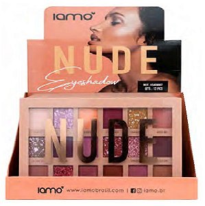 Iamo - Box Paleta de Sombras Nude YS43007 - 12 unid
