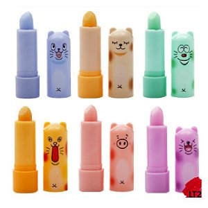 Turma Da Lú - Lip Balm Funy Animals LT2008 - 6 Unids