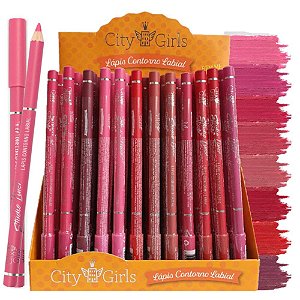 City Girl - Lapis Contorno Labial CG238 - Box C/ 96 Und