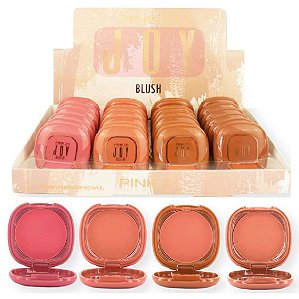 Pink 21 - Blush com Espelho Joy  CS2787 A - 24 Unid