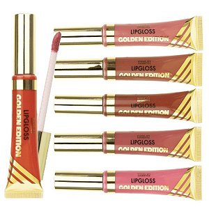 Pink 21 - Lip Gloss Golden Edition CS3020 - Kit C/ 6 Unid
