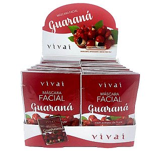 Vivai - Máscara Facial Guaraná Antioxidante - 48 Und