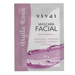 Vivai - Máscara Facial Argila Rosa c/ vitamina A