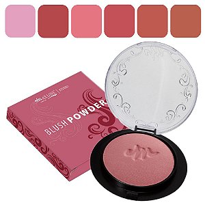 Max Love - Novo Blush Powder 100 a 105 - Kit  C/06 Unid