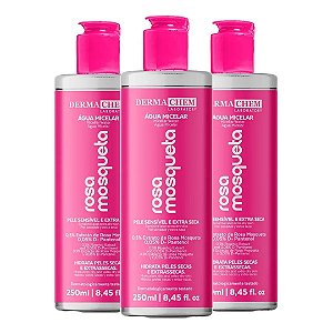 Água Micelar Rosa Mosqueta Íons Dermachem 06100 - 6 Unid (Validade:05/2028)
