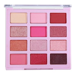 Playboy - Paleta de Sombras 12 Cores HB100319 - Rosê