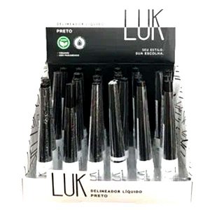 Luk Makeup - Delineador Preto LU008 - Box c/24 Und
