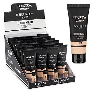 Fenzza - Base Matte Não Oleosa Faces BE54 - 24 Unid