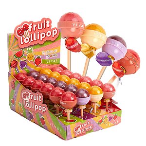 Vivai - Lip Gloss Hidratante Fruit Lollipop 3028 - 24 Unid