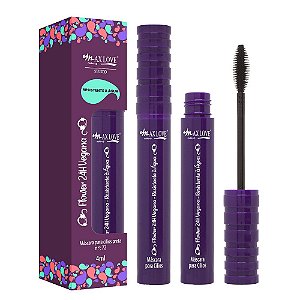 Max Love - Mascara Cílios Resistente a Agua Super Volume N72