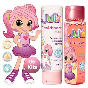City Girls - Shampoo + Condicionador Infantil  - 06 Kits