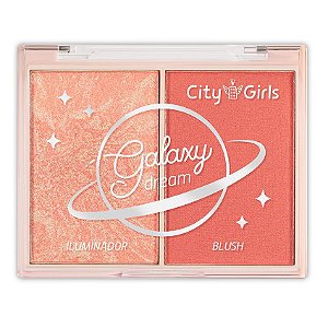 City Girl - Galaxy Dream Iluminador e Blush CG273 - Cor B