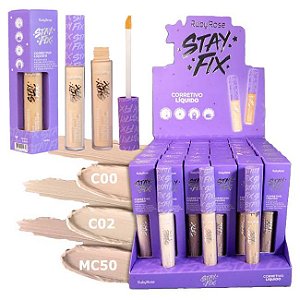 Ruby Rose - Corretivo Stay Fix Tons Claros HB912G1 - 36 Unid