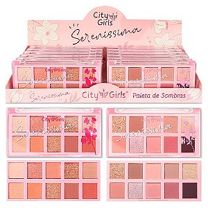 City Girls - Paleta de Sombras Sereníssima CG270 - Box c/12