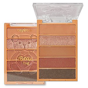 City Girls - Paleta de Sombras Maquiagem Infantil CGK033 - Box c