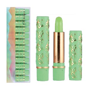 Febella - Batom 24 Horas verde - Cartela C/12 Unid