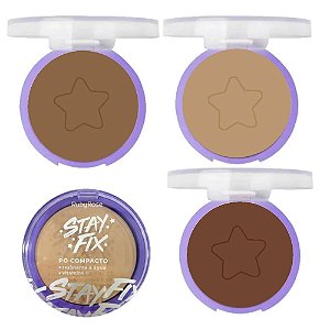 Ruby Rose - Po Compacto Tons Medios Escuros StayFix HB857 G2 - 3 und