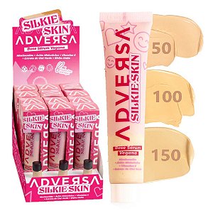 Adversa - Base Serum Vegana Tons Claros - 03 unid