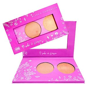 Super Poderes - Blush e Iluminador Poder do Florescer Cor 01