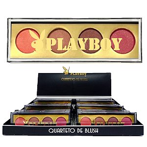 Playboy - Quarteto De Blush PB2045 - Kit C/24